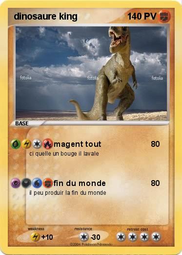Pokemon dinosaure king