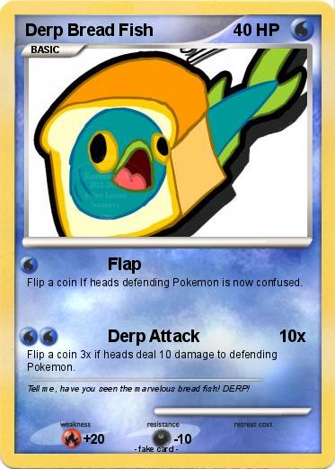 Pokemon Derp Bread Fish