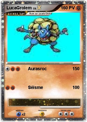 Pokemon LucaGrolem