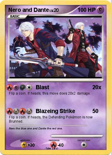 Pokemon Nero and Dante