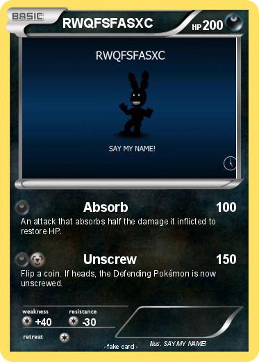 Pokemon RWQFSFASXC