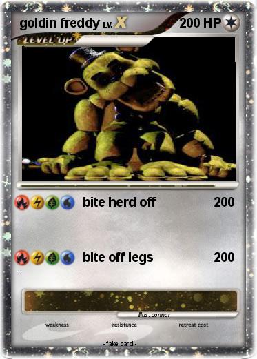 Pokemon goldin freddy