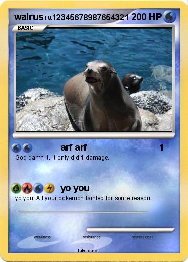 Pokemon walrus