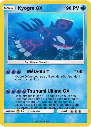 Pokemon Kyogre GX