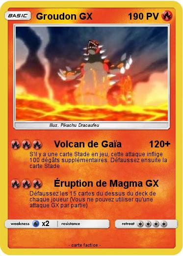 Pokemon Groudon GX