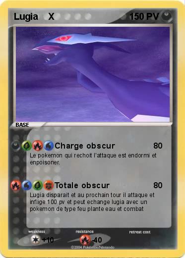 Pokemon Lugia    X