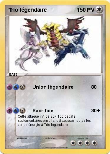 Pokemon Trio légendaire