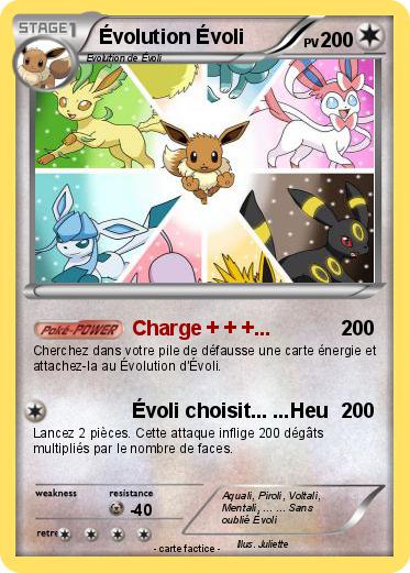 Pokemon Évolution Évoli