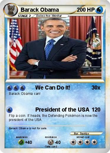 Pokemon Barack Obama