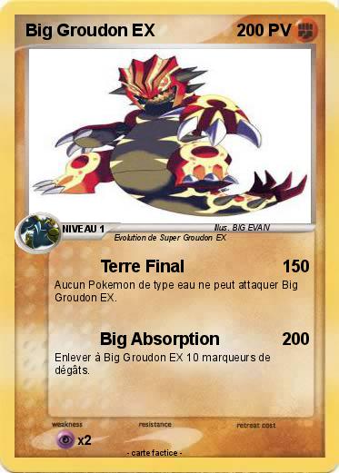 Pokemon Big Groudon EX