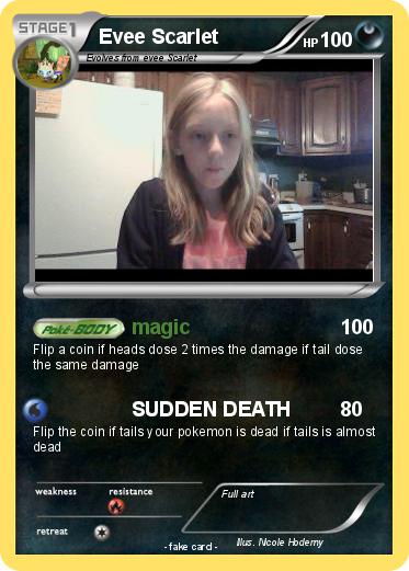 Pokemon Evee Scarlet