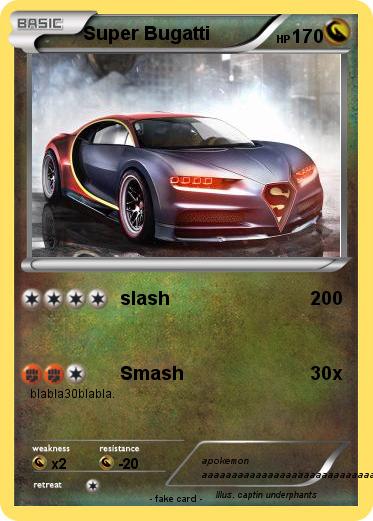Pokemon Super Bugatti