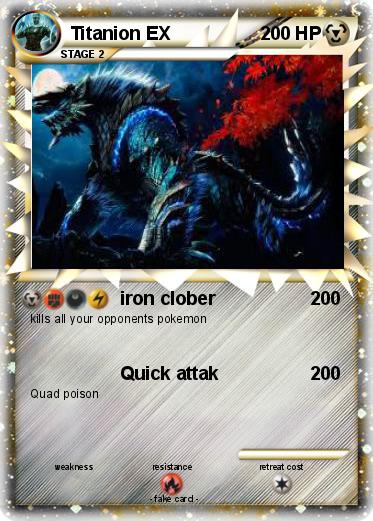 Pokemon Titanion EX