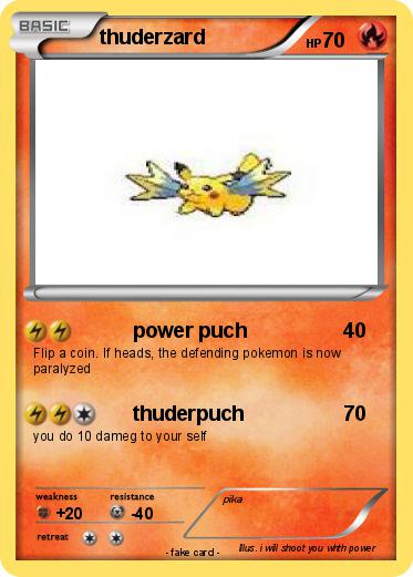 Pokemon thuderzard