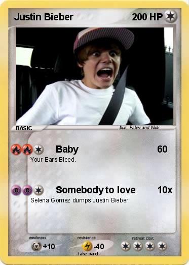 Pokemon Justin Bieber