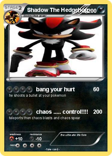 Pokemon Shadow The Hedgehog