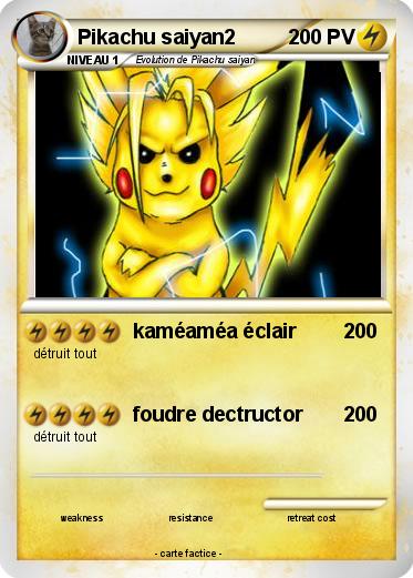 Pokemon Pikachu saiyan2