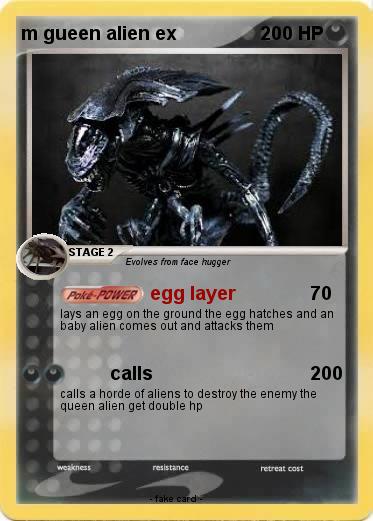Pokemon m gueen alien ex