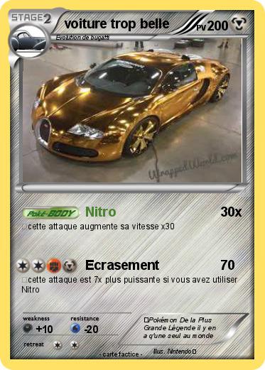 Pokemon voiture trop belle