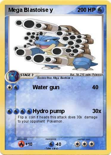 Pokemon Mega Blastoise y