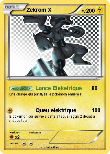 Pokemon Zekrom X