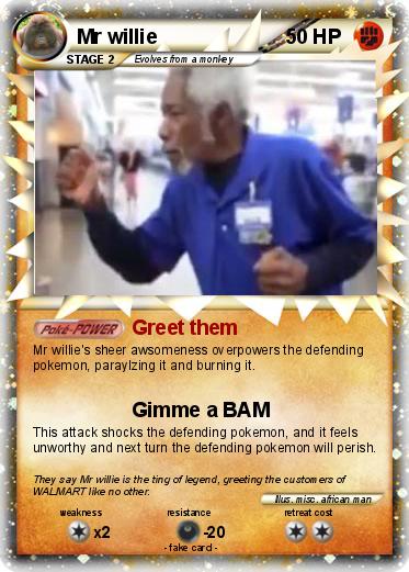 Pokemon Mr willie