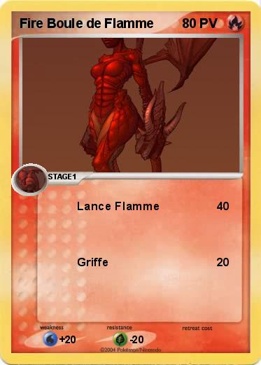 Pokemon Fire Boule de Flamme