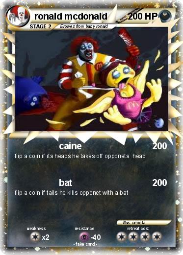Pokemon ronald mcdonald