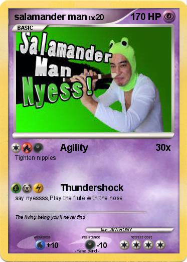 Pokemon salamander man