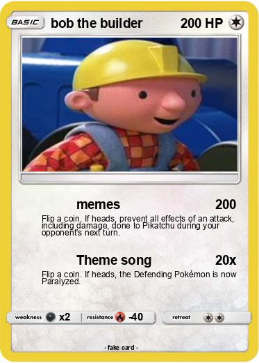 Pokemon bob the builder