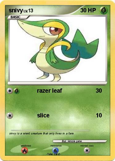 Pokemon snivy