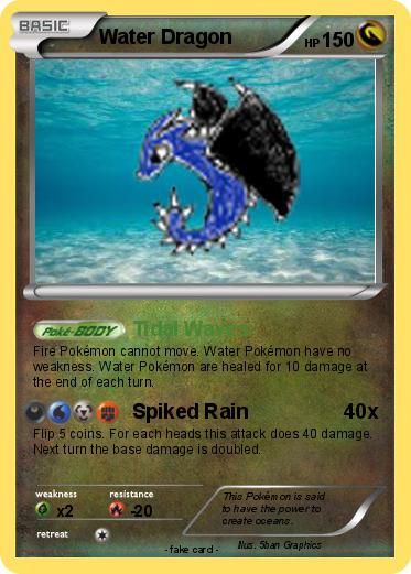 Pokemon Water Dragon