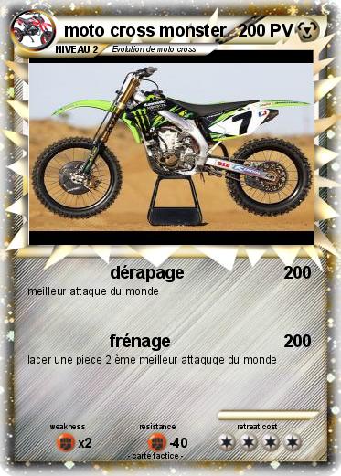 Pokemon moto cross monster