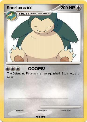 Pokemon Snorlax