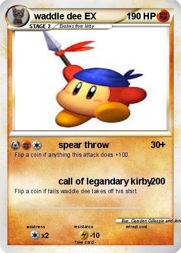 Pokemon waddle dee EX