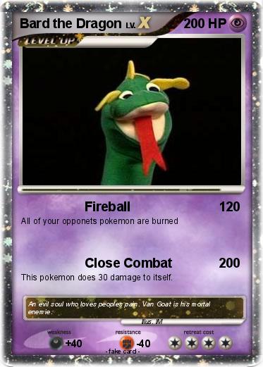 Pokemon Bard the Dragon