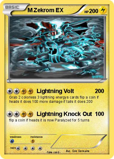 Pokemon M Zekrom EX