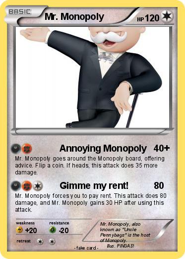 Pokemon Mr. Monopoly