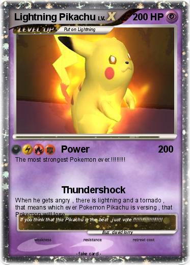 Pokemon Lightning Pikachu