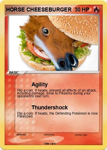 Pokemon HORSE CHEESEBURGER