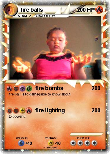 Pokemon fire balls