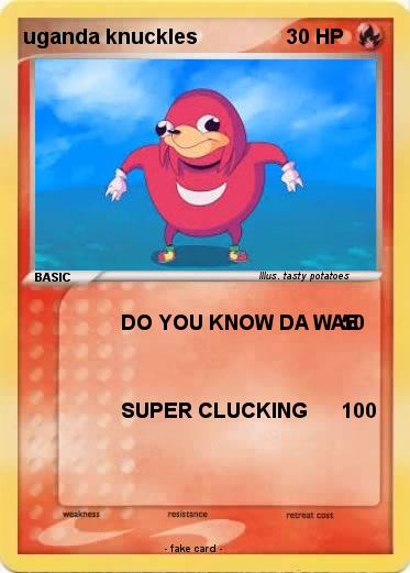 Pokemon uganda knuckles