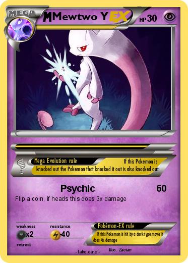 Pokemon Mewtwo Y