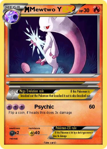 Pokemon Mewtwo Y
