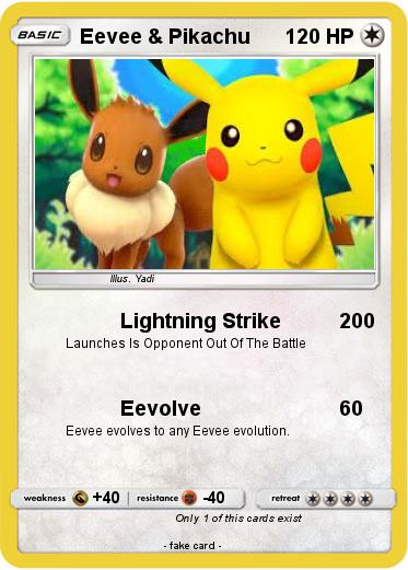 Pokemon Eevee & Pikachu