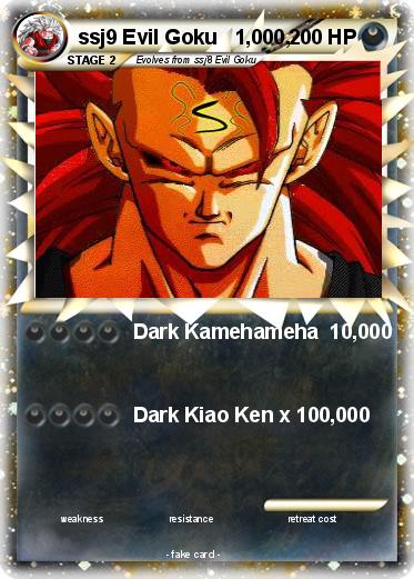 Pokemon ssj9 Evil Goku   1,000,