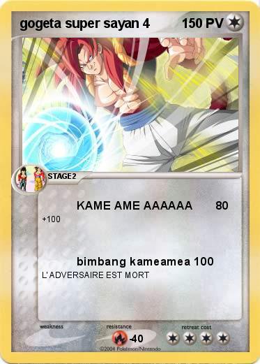 Pokemon gogeta super sayan 4