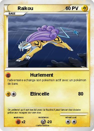 Pokemon Raikou