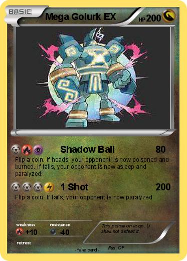 Pokemon Mega Golurk EX