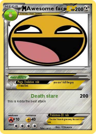 Pokemon Awesome face